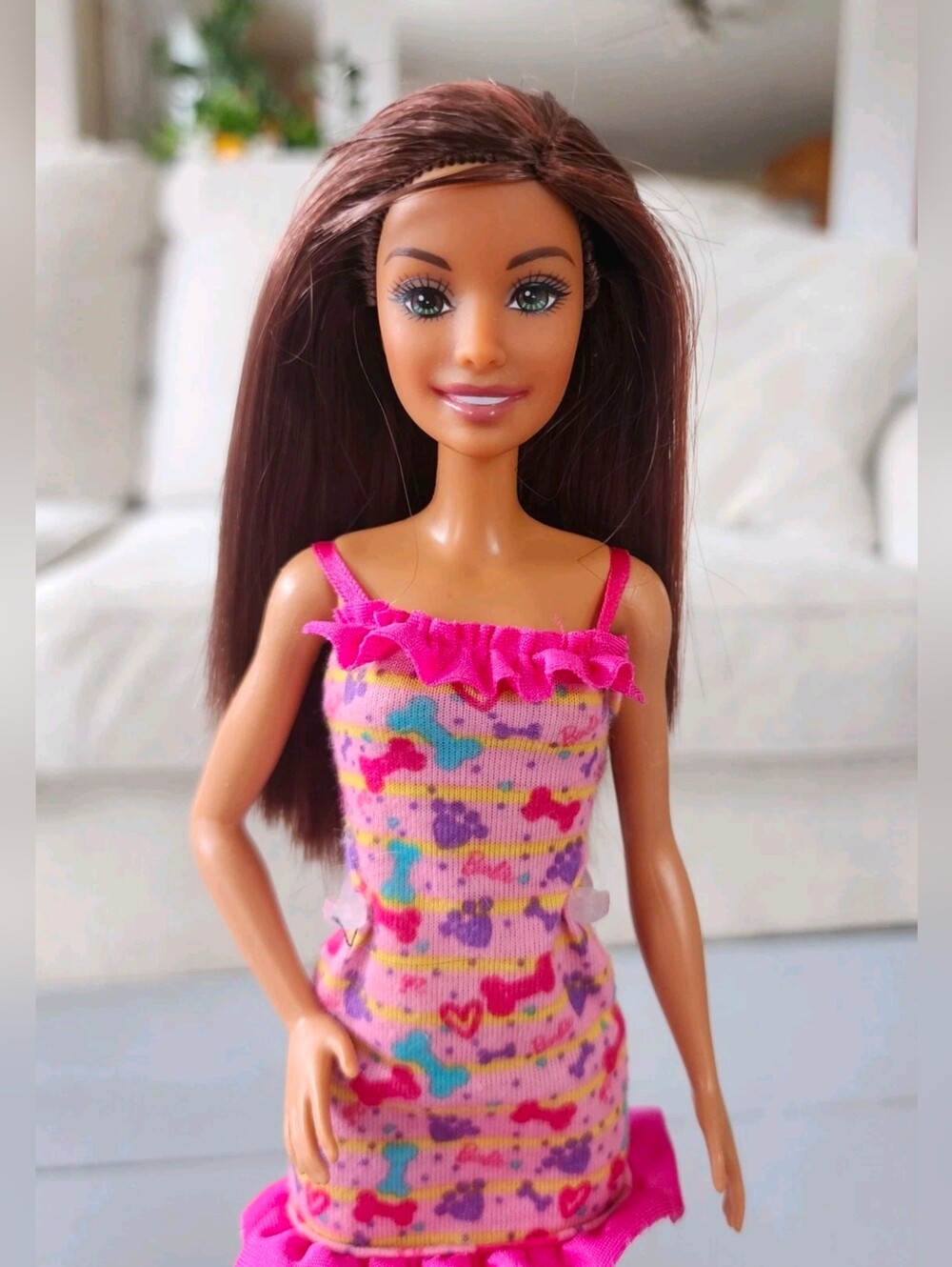 Mattel Barbie Teresa Fashion Doll Green Eyes Friend Latina Beautiful